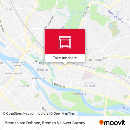 Bremen am Dobben map