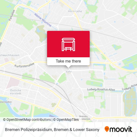 Bremen Polizeipräsidium map