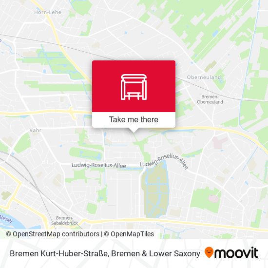 Bremen Kurt-Huber-Straße map