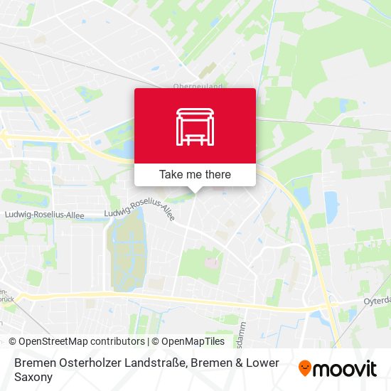 Bremen Osterholzer Landstraße map