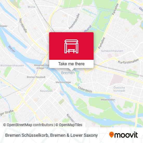 Bremen Schüsselkorb map