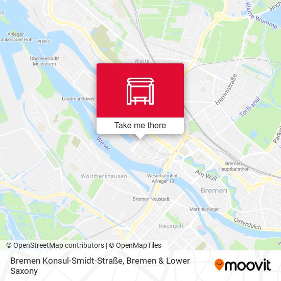 Bremen Konsul-Smidt-Straße map