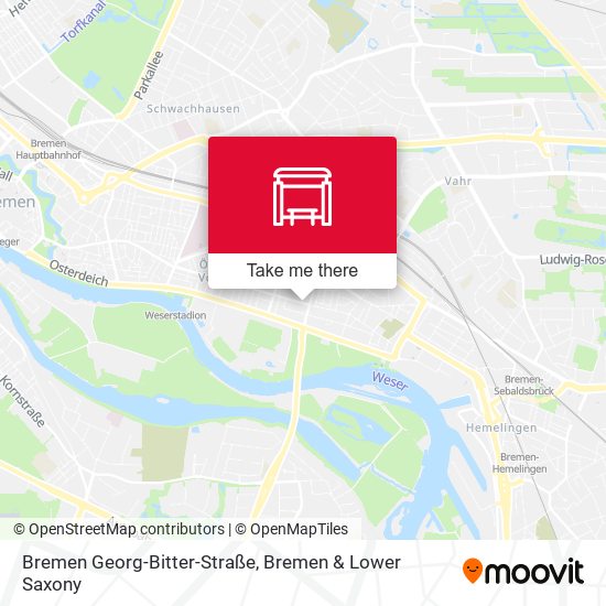 Bremen Georg-Bitter-Straße map