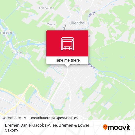 Bremen Daniel-Jacobs-Allee map