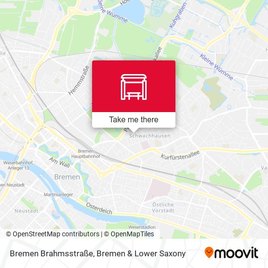 Bremen Brahmsstraße map