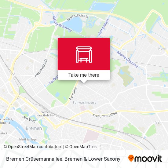 Bremen Crüsemannallee map