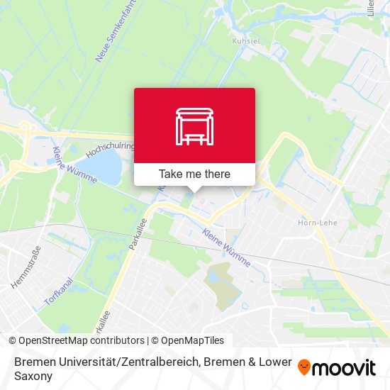 Bremen Universität / Zentralbereich map