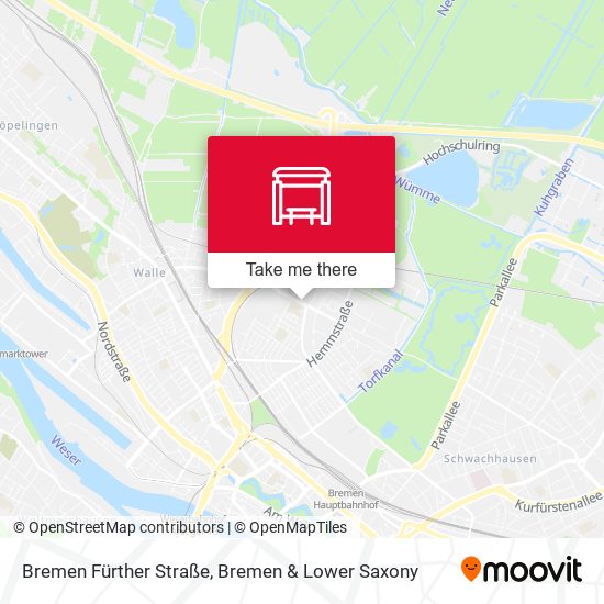 Bremen Fürther Straße map