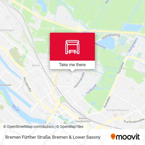 Карта Bremen Fürther Straße