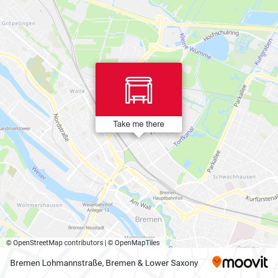 Bremen Lohmannstraße map