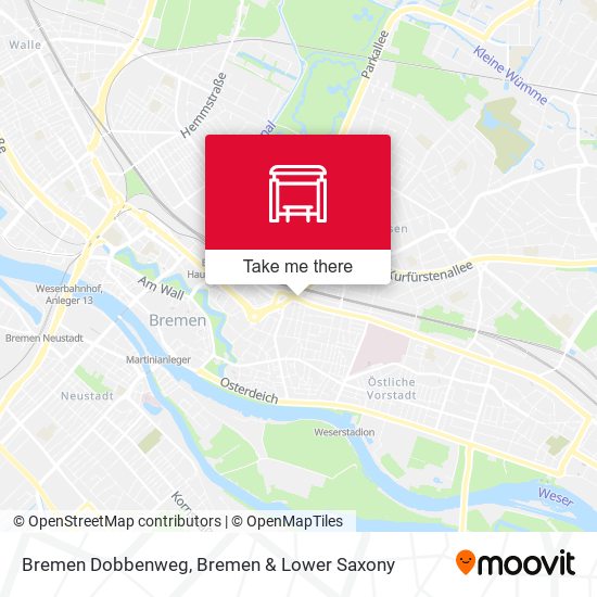 Bremen Dobbenweg map