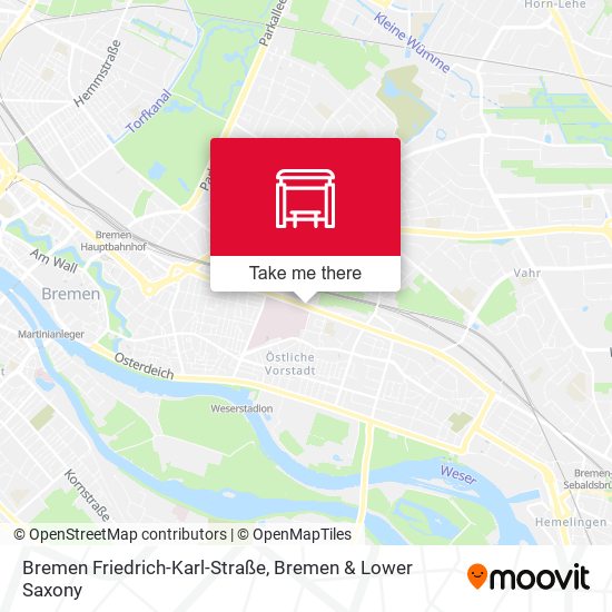 Bremen Friedrich-Karl-Straße map