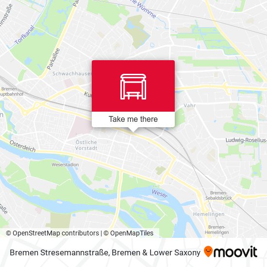 Bremen Stresemannstraße map