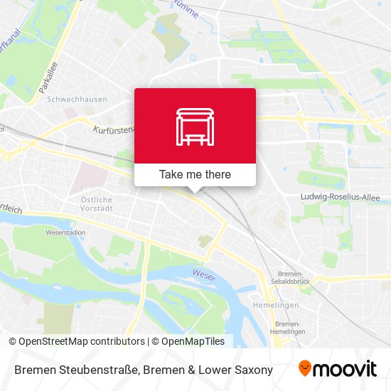 Bremen Steubenstraße map