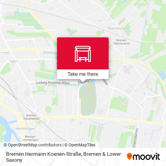 Bremen Hermann-Koenen-Straße map
