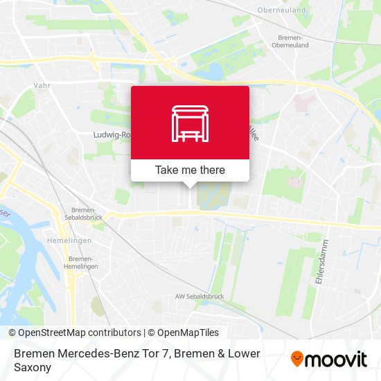Bremen Mercedes-Benz Tor 7 map