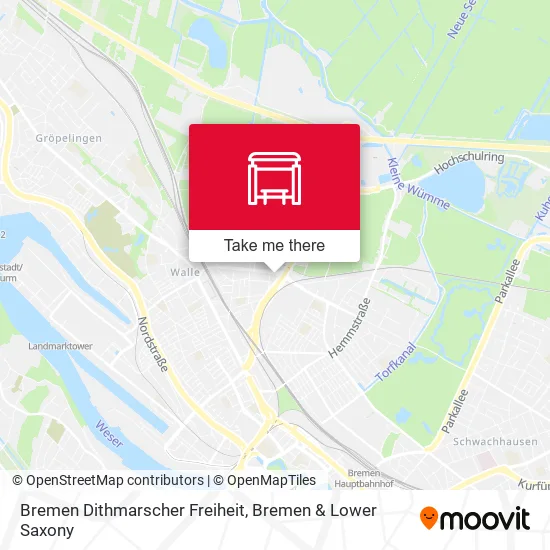 Карта Bremen Dithmarscher Freiheit