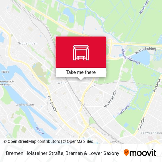 Bremen Holsteiner Straße map