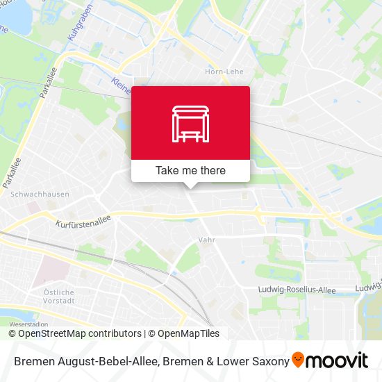 Bremen August-Bebel-Allee map