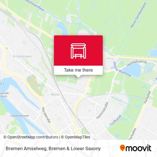 Карта Bremen Amselweg
