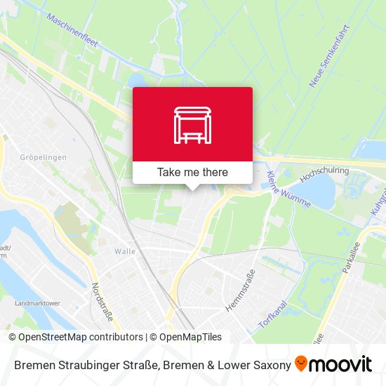 Bremen Straubinger Straße map