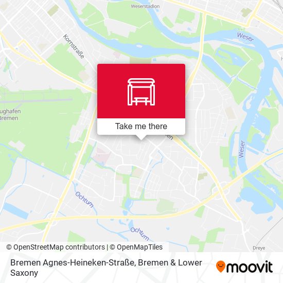 Bremen Agnes-Heineken-Straße map