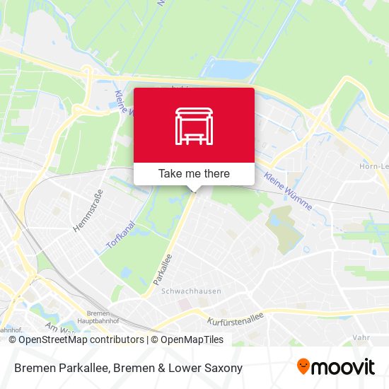 Bremen Parkallee map