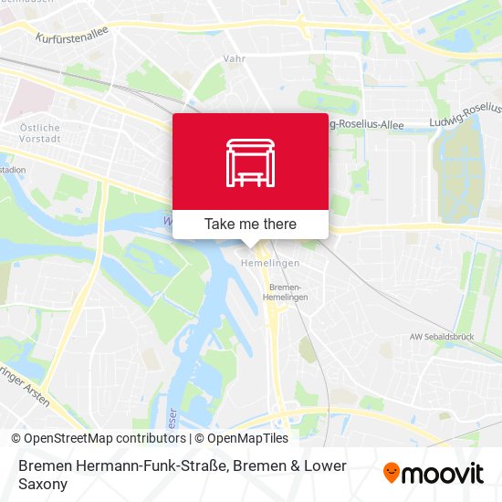 Bremen Hermann-Funk-Straße map