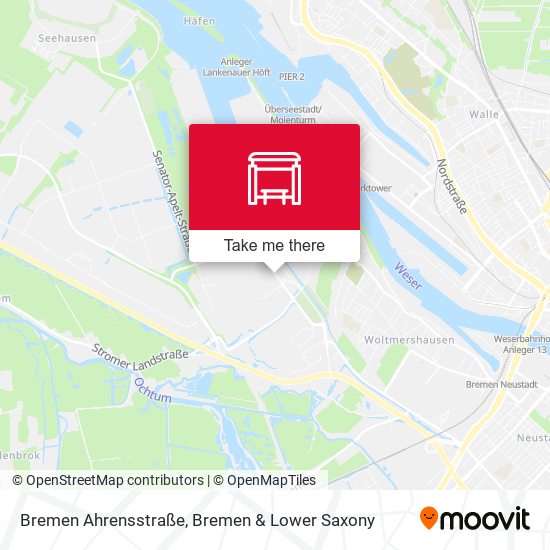 Bremen Ahrensstraße map