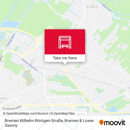 Bremen Wilhelm-Röntgen-Straße map