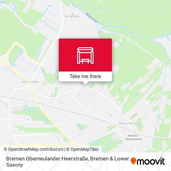 Bremen Oberneulander Heerstraße map