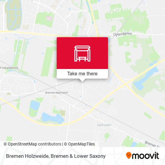Bremen Holzweide map