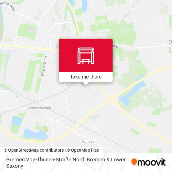 Bremen Von-Thünen-Straße Nord map