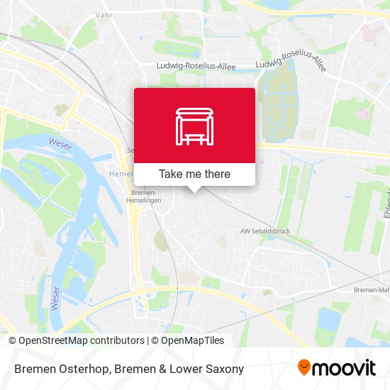 Bremen Osterhop map