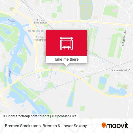 Bremen Stackkamp map
