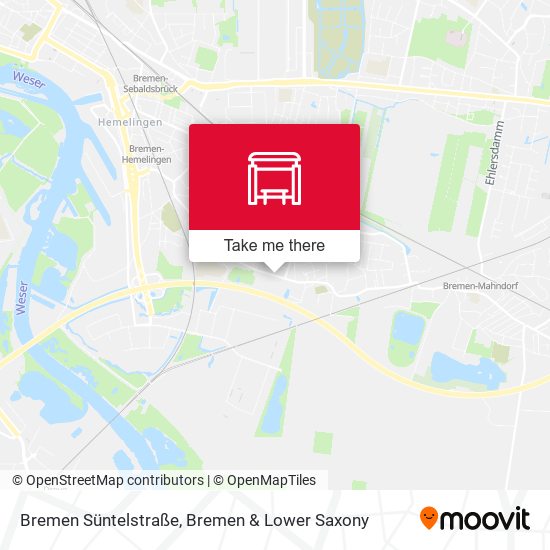 Bremen Süntelstraße map