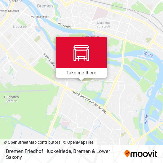 Bremen Friedhof Huckelriede map