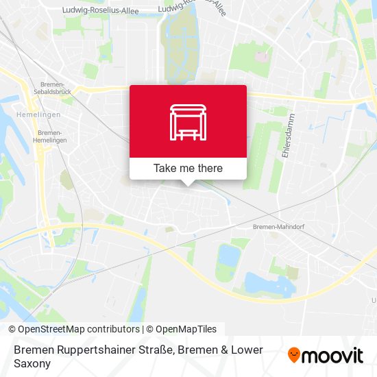 Bremen Ruppertshainer Straße map