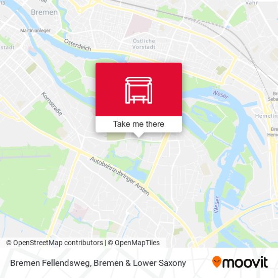 Bremen Fellendsweg map