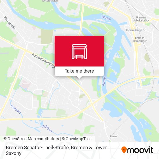Bremen Senator-Theil-Straße map
