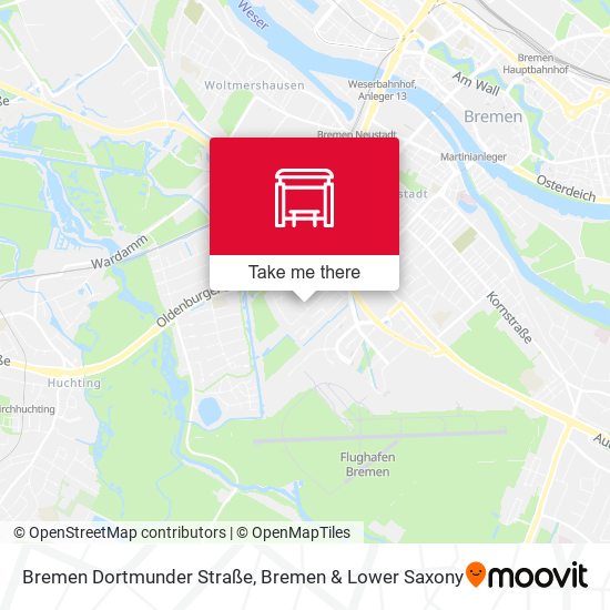 Bremen Dortmunder Straße map