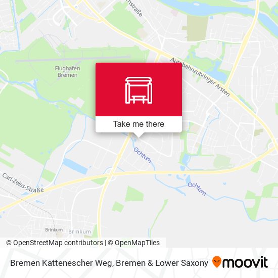 Bremen Kattenescher Weg map