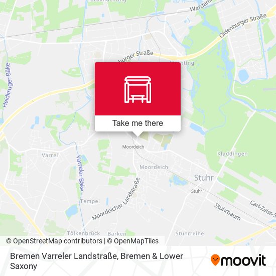 Bremen Varreler Landstraße map