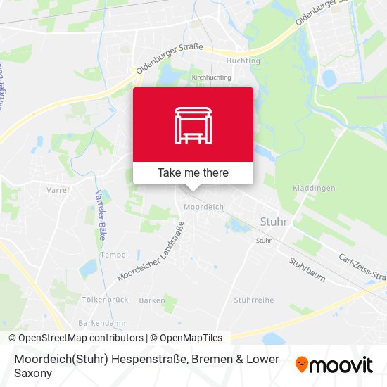 Moordeich(Stuhr) Hespenstraße map