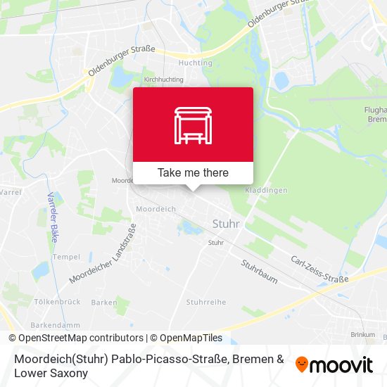 Moordeich(Stuhr) Pablo-Picasso-Straße map