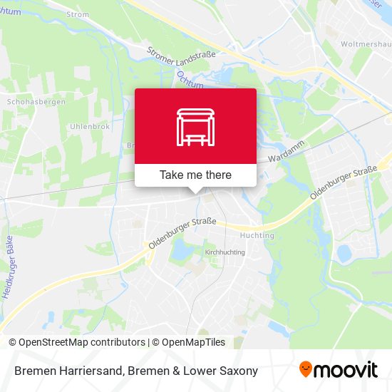 Bremen Harriersand map