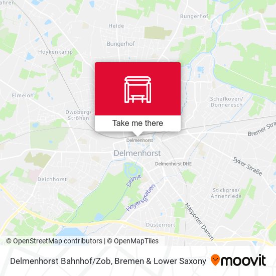 Delmenhorst Bahnhof/Zob map