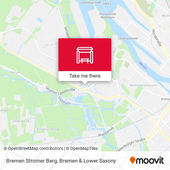 Bremen Stromer Berg map