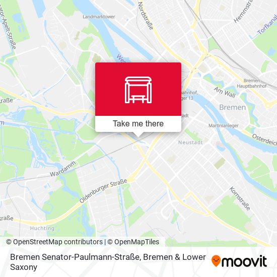 Bremen Senator-Paulmann-Straße map
