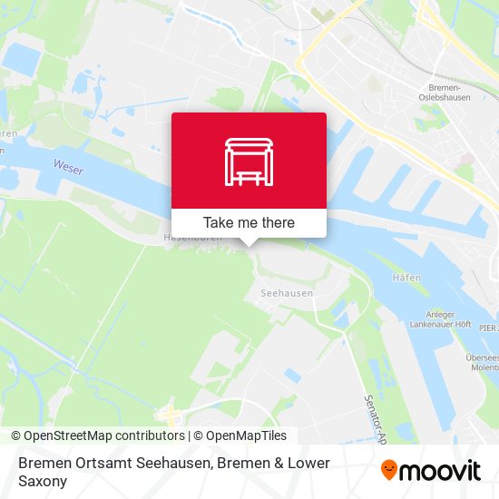 Bremen Ortsamt Seehausen map